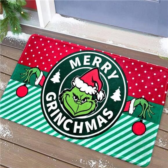 Christmas Door Mat Decorations, 29.5 x 17 Inches - Picture 1 of 7